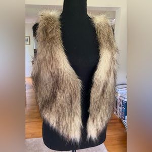 Faux Fur Sleeveless Vest
